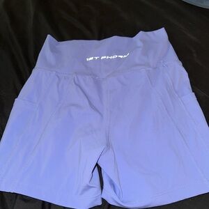 1st Phorm Women's Lilac Bike Shorts - Size Medium